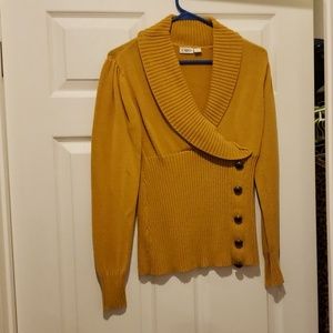 Mustard color sweater